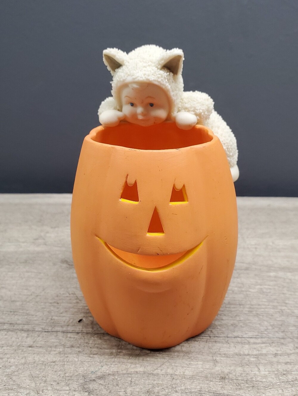 Dept 56 The Purrr-fect Pumpkin tealight